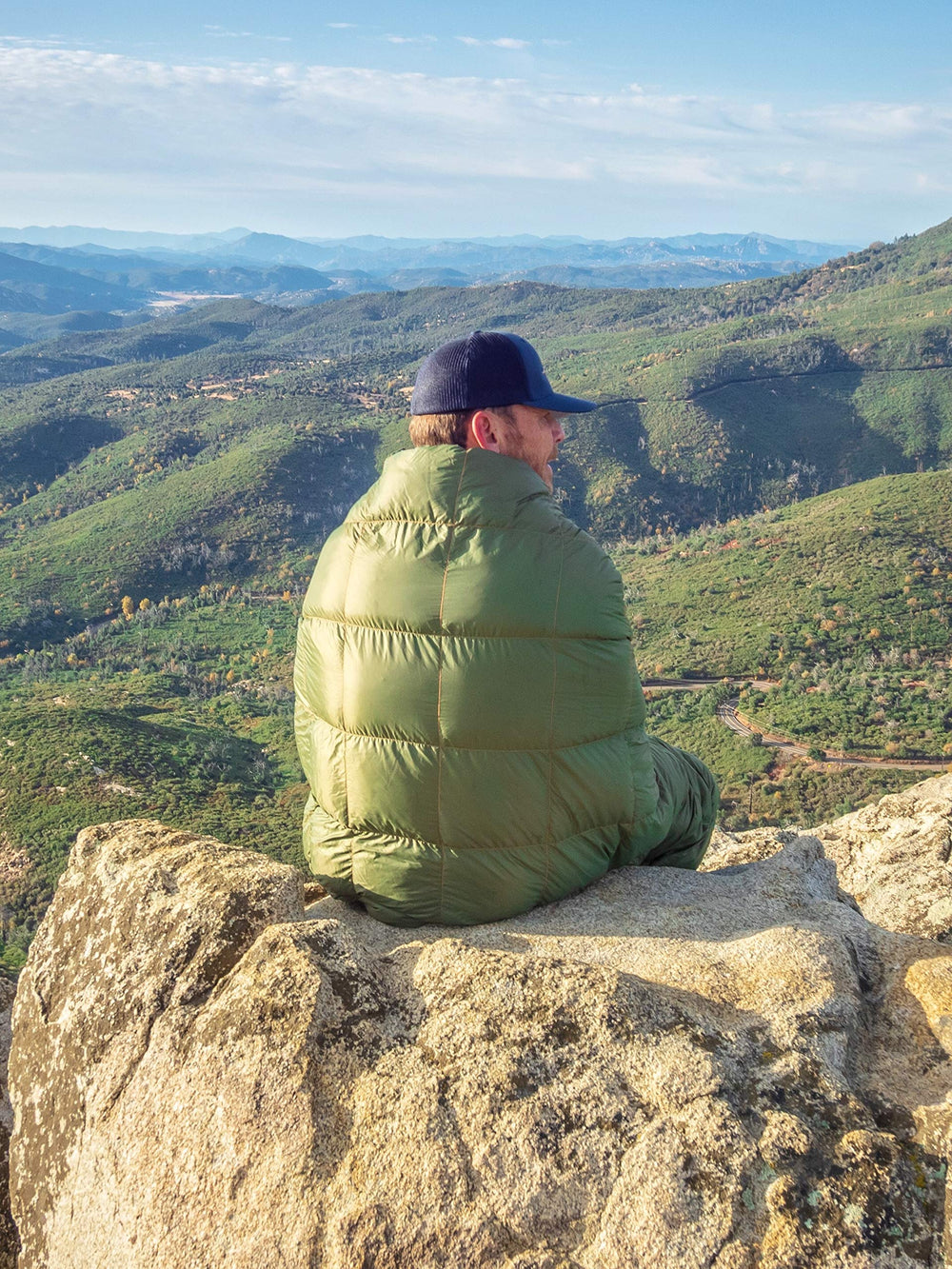 Get Out Gear Down Blanket closeup highlights 650 fill power warmth.