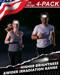 GETASI headlamp with motion-sensor control enables hands-free lighting on the trail.