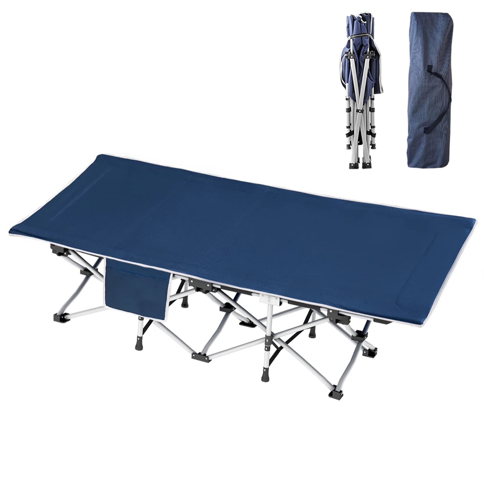 GetOVIN camping cot for adults, folding design, portable and easy to carry