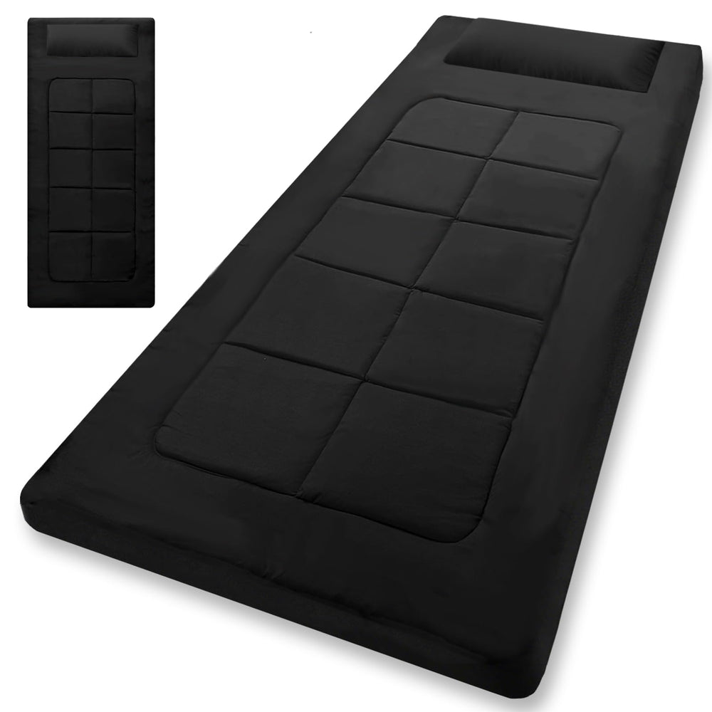 GETOVIN camping mattress 80x36 wide for comfortable nights beside your camp cot.