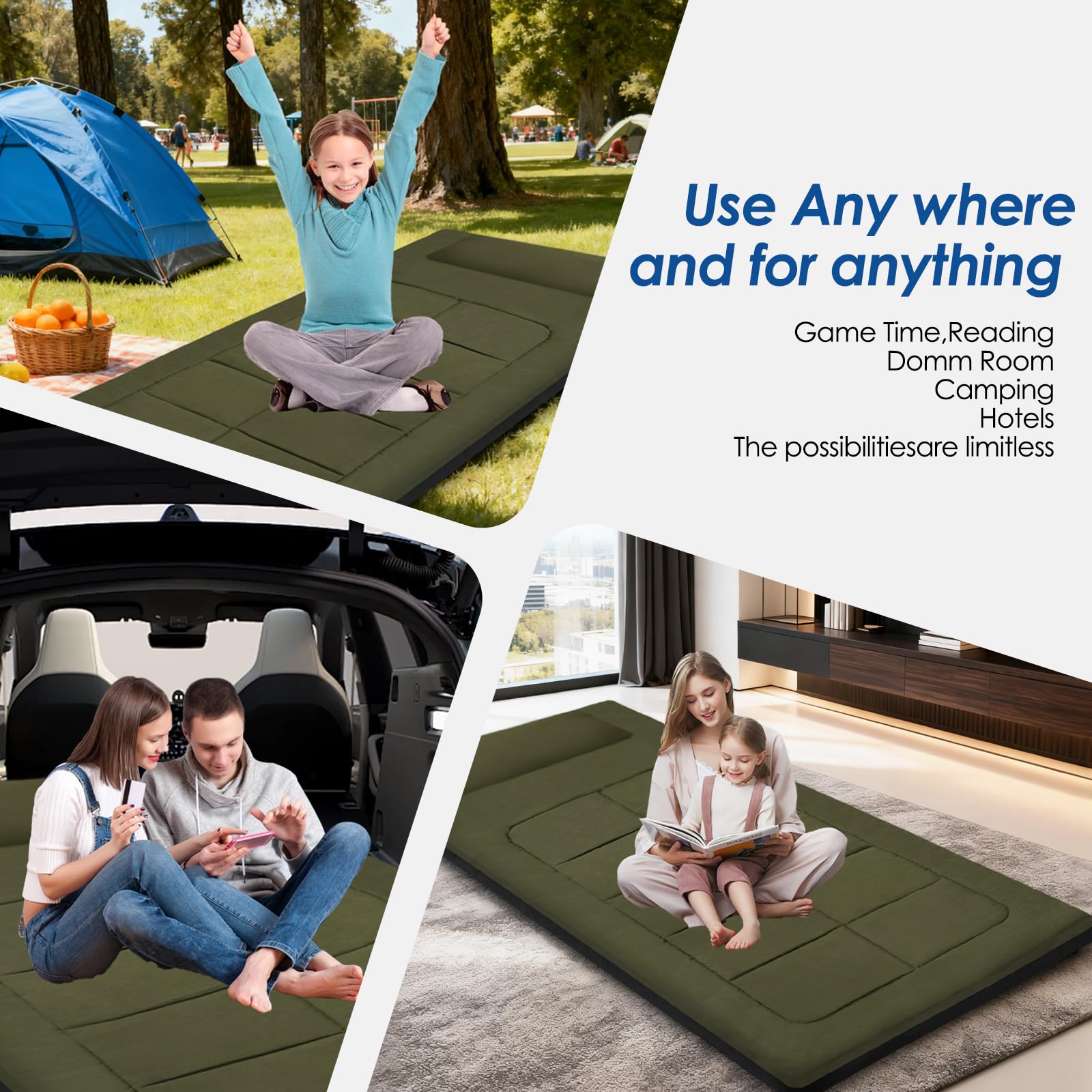 GETOVIN portable bedding for indoor and outdoor adventures