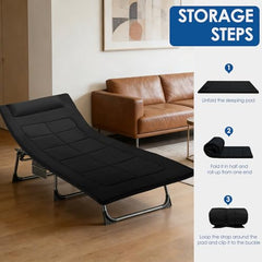 GETOVIN portable camping mattress roll-up for easy transport and storage.