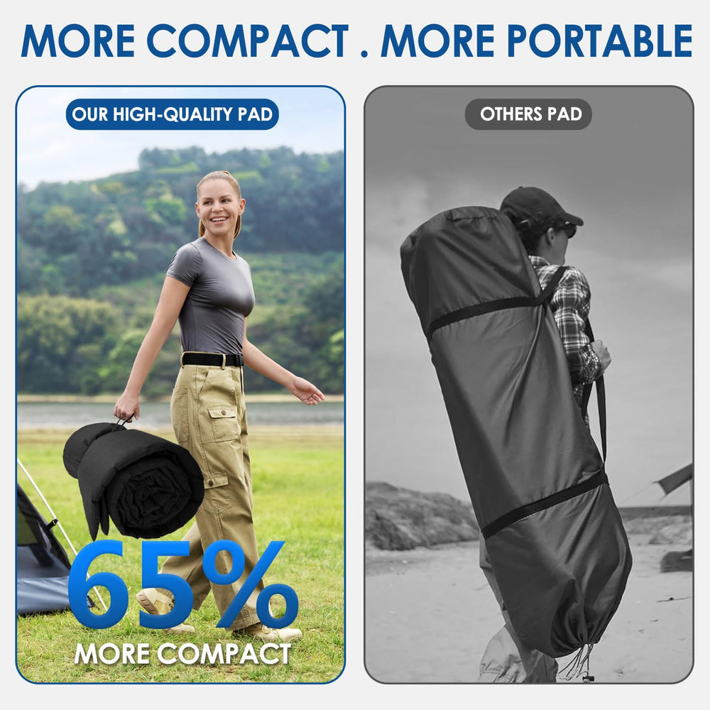 GETOVIN versatile outdoor sleeping pad suitable for camping, guests, or dorm use.