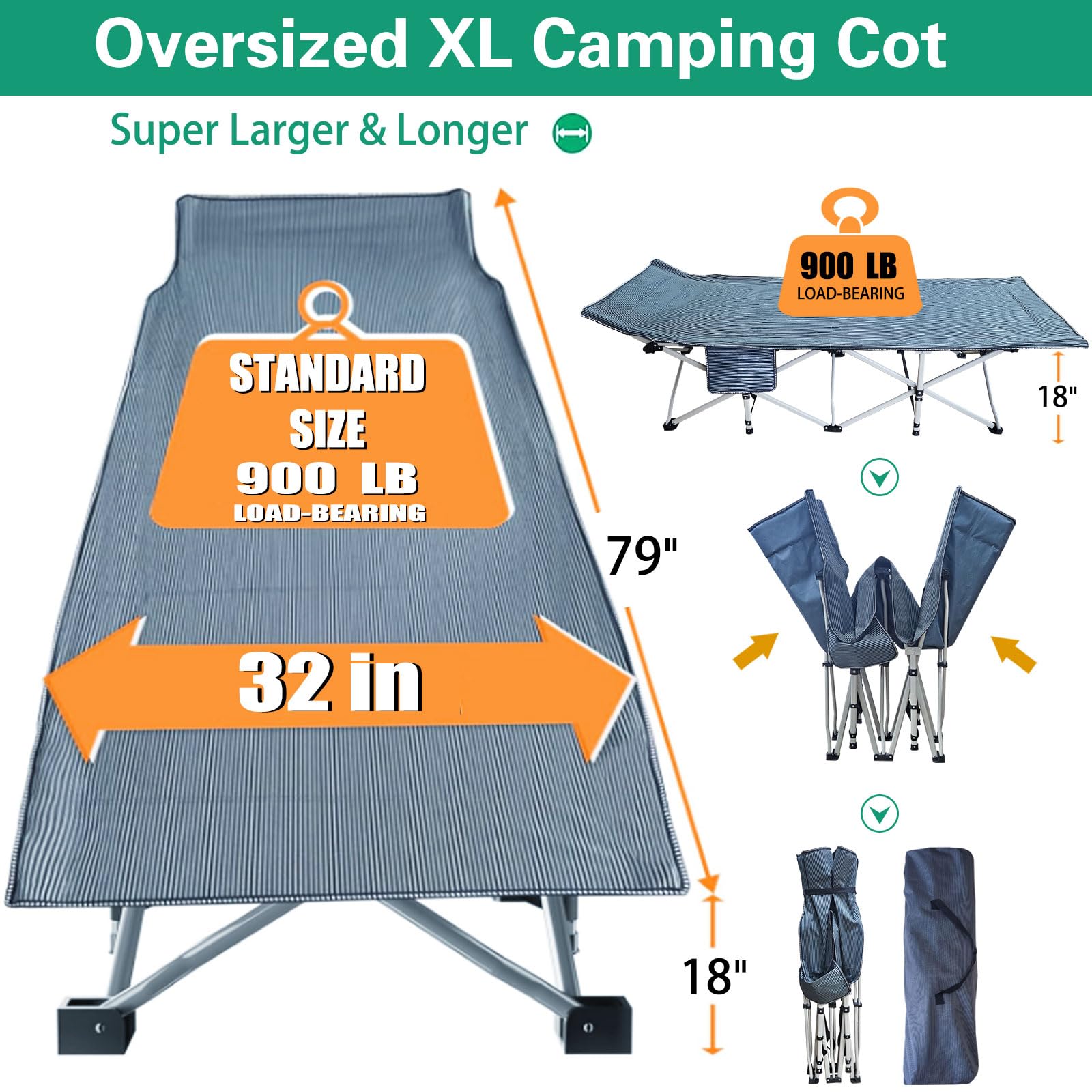 GETOVIN XXL guest bed suitable for home use and visiting friends