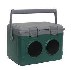 GETUHAND camp cooler ice-retention keeps drinks cold for hours during outdoor trips.