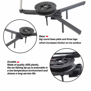Getuse 6-piece tipups set covers multiple holes for better chances