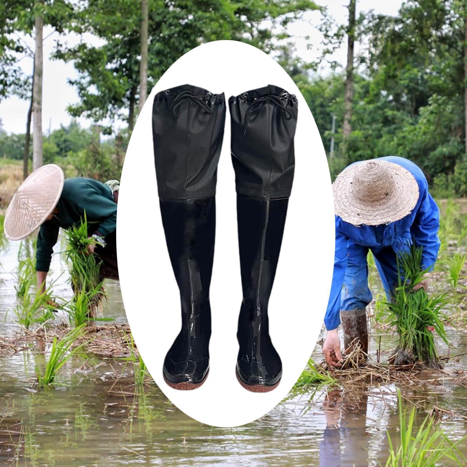 Getuse anti-slip sole provides secure footing on wet or muddy surfaces.