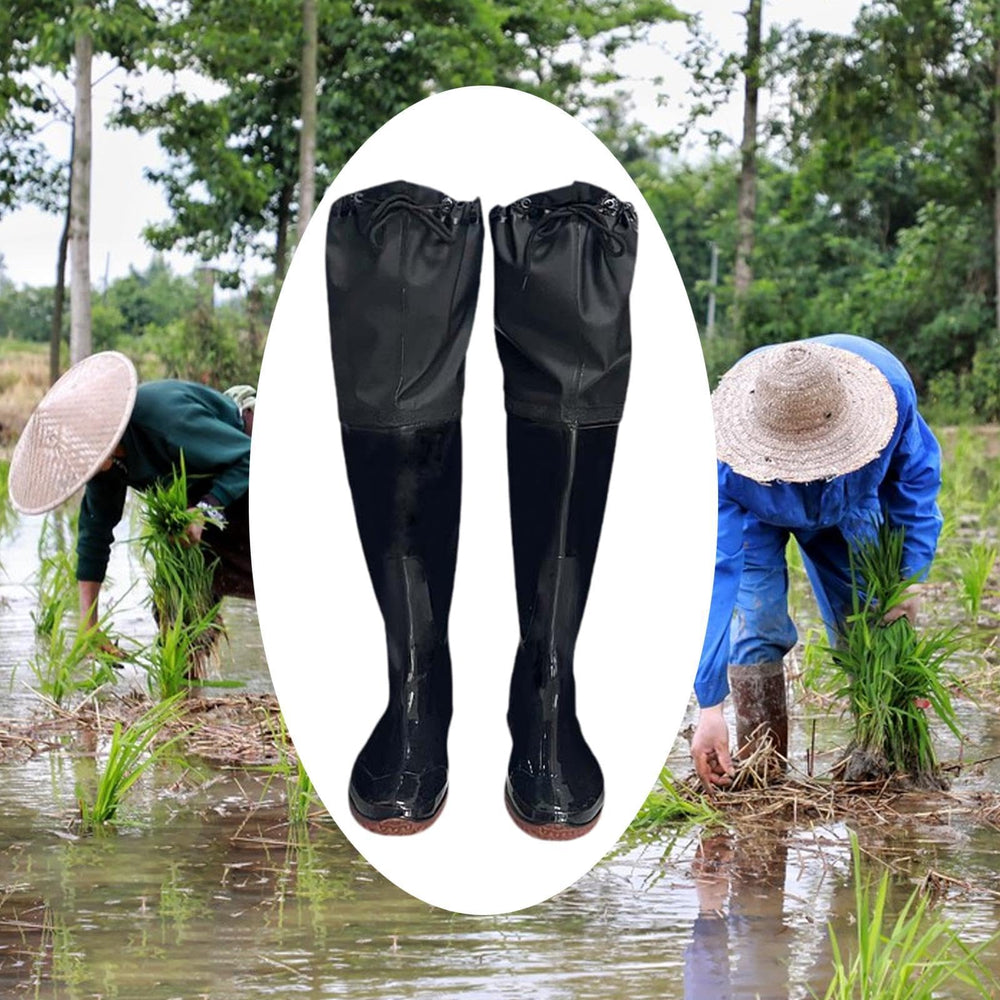 Getuse anti-slip sole provides secure footing on wet or muddy surfaces.