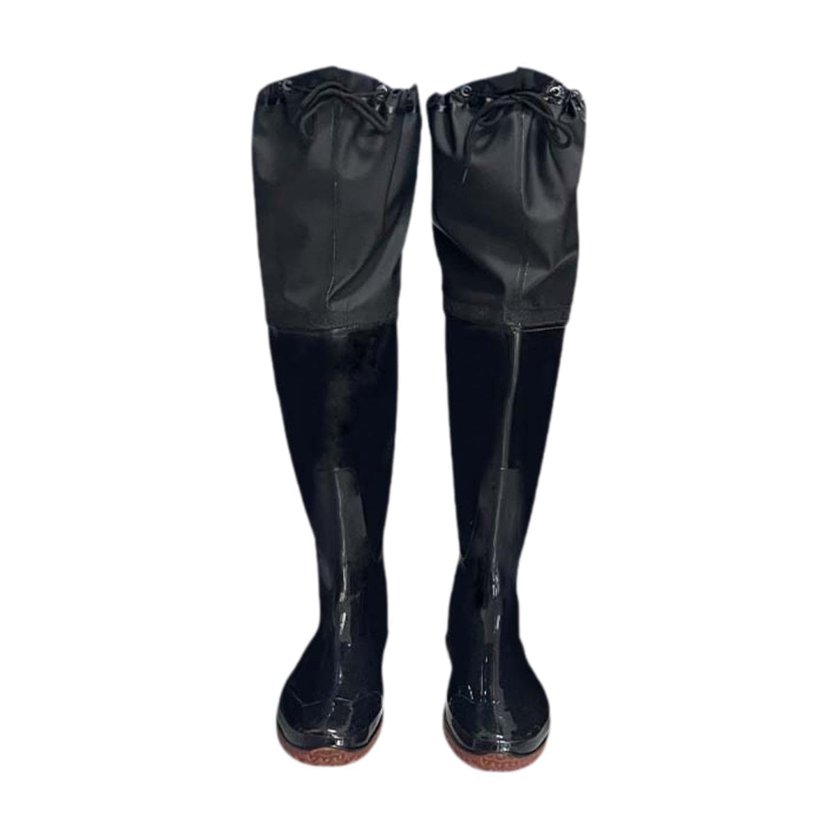 Getuse fishing waders hip boots 60cm height for full coverage on wet riverbanks.