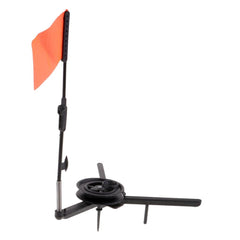 Getuse ice fishing tipup orange flag delivers high visibility bite alerts
