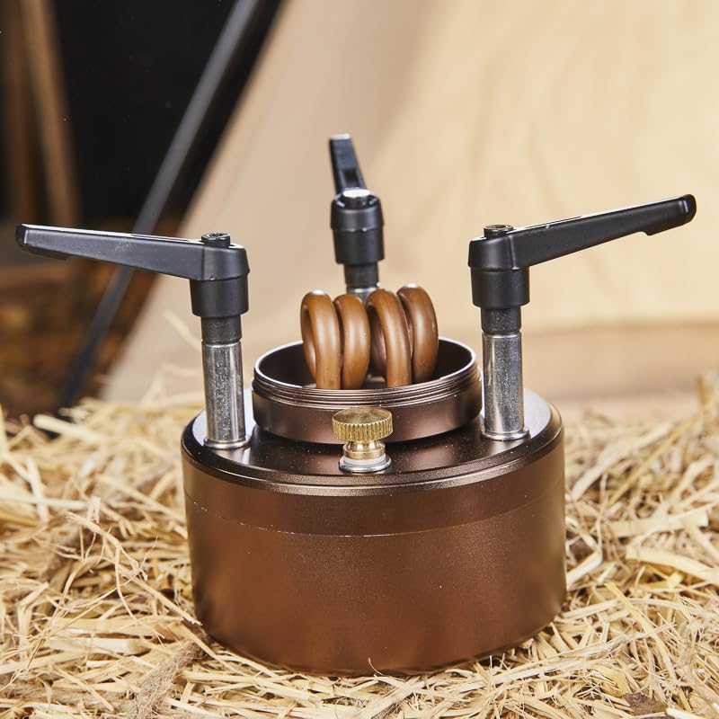 Gexdes compact emergency stove kit highlights all-in-one portability for outdoor survival.