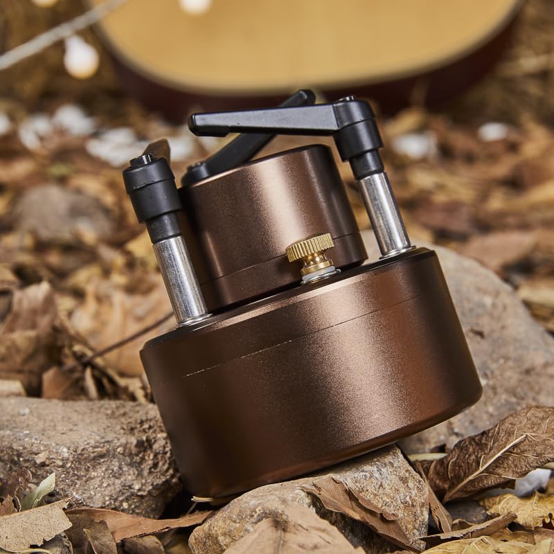 Gexdes stove in use boils water quickly for meals on the trail.