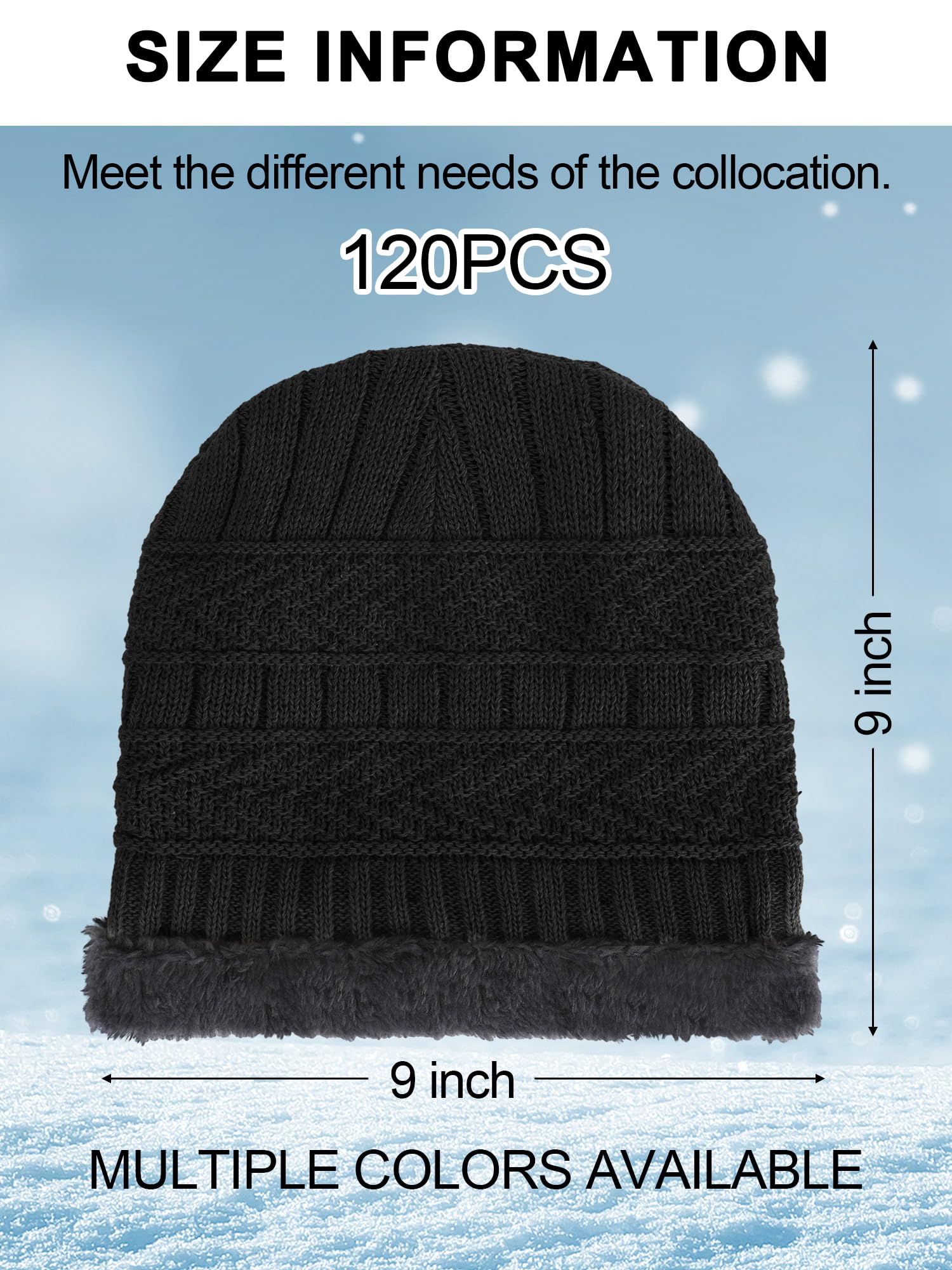 Geyoga beanie knit material closeup shows soft exterior for comfort
