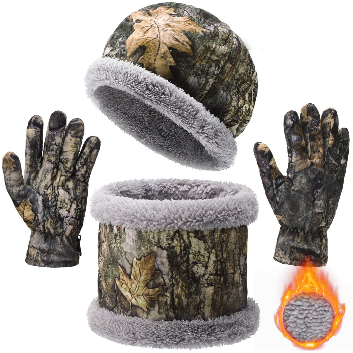 Geyoga camouflage hunting beanie keeps you warm during cold morning hunts