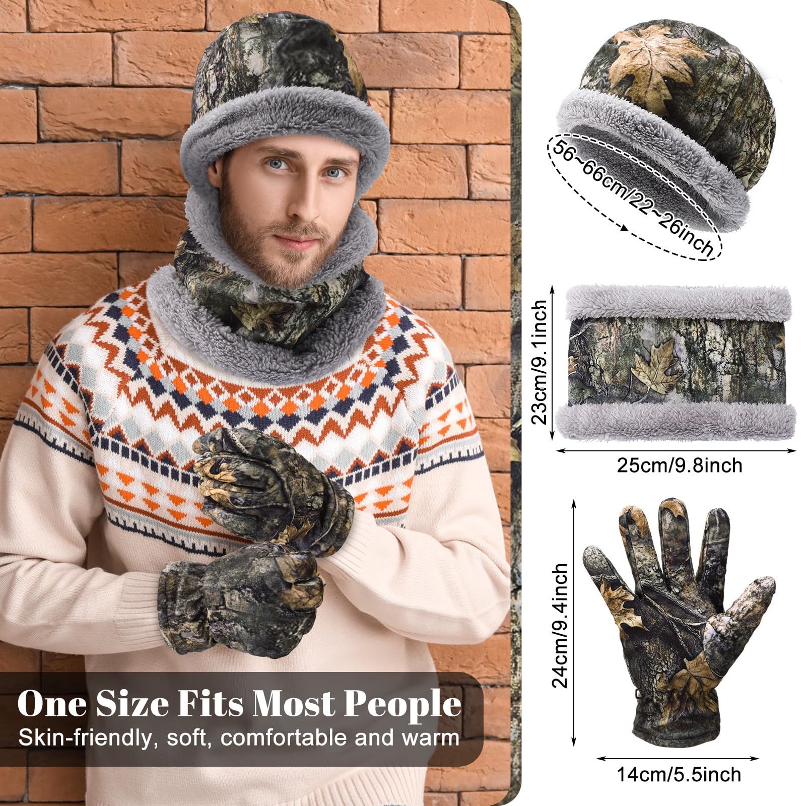 Geyoga camouflage neck gaiter closeup for versatile face and neck warmth