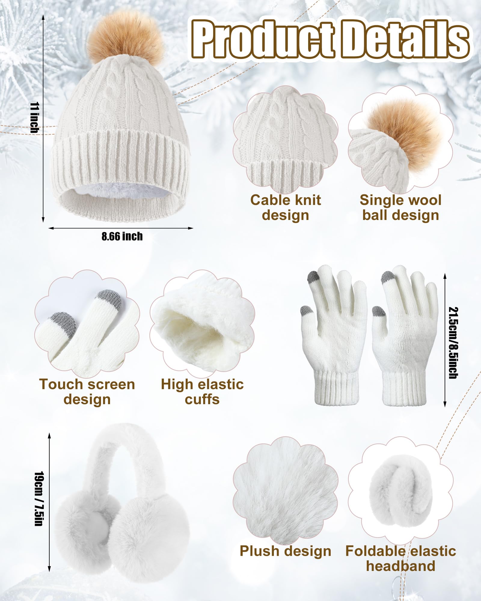 Geyoga touchscreen gloves closeup shows easy device use in cold weather without removing gloves
