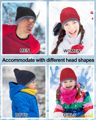 Geyoga unisex winter hat in six colors fits diverse heads and styles.