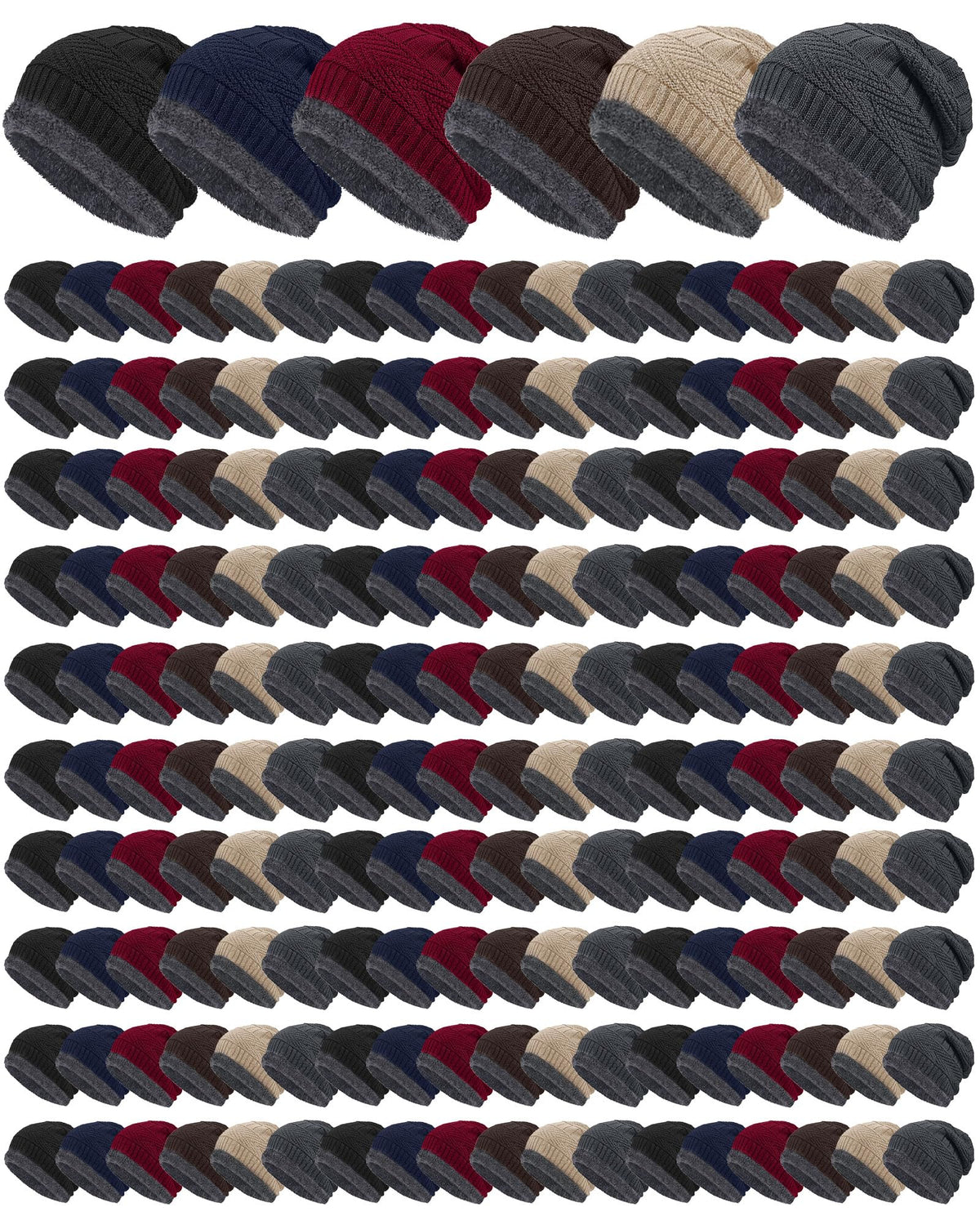 Geyoga winter beanie bulk 180-pack provides versatile warmth for all outdoor activities.