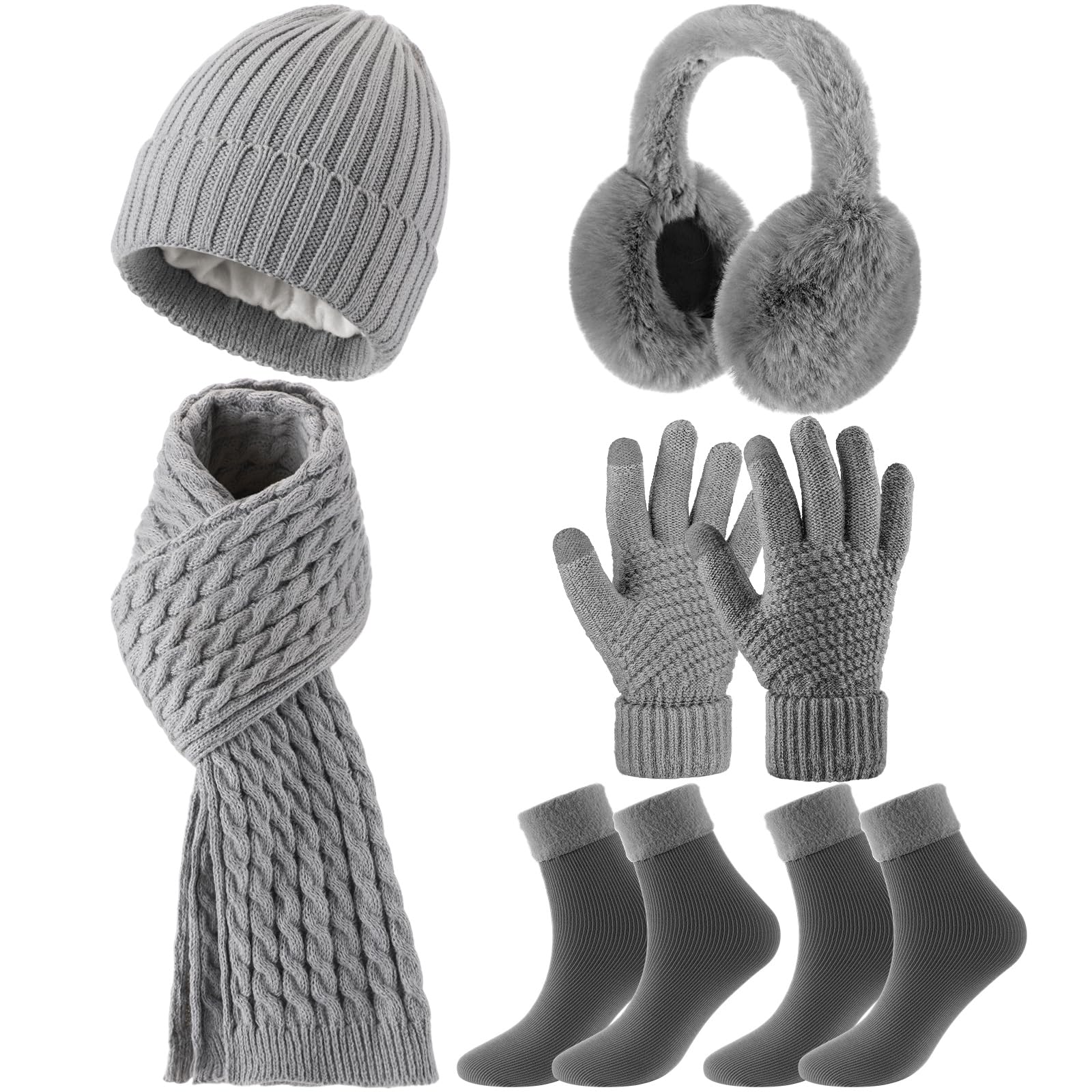 Geyoga winter warm set hat shown for daily warmth and style.