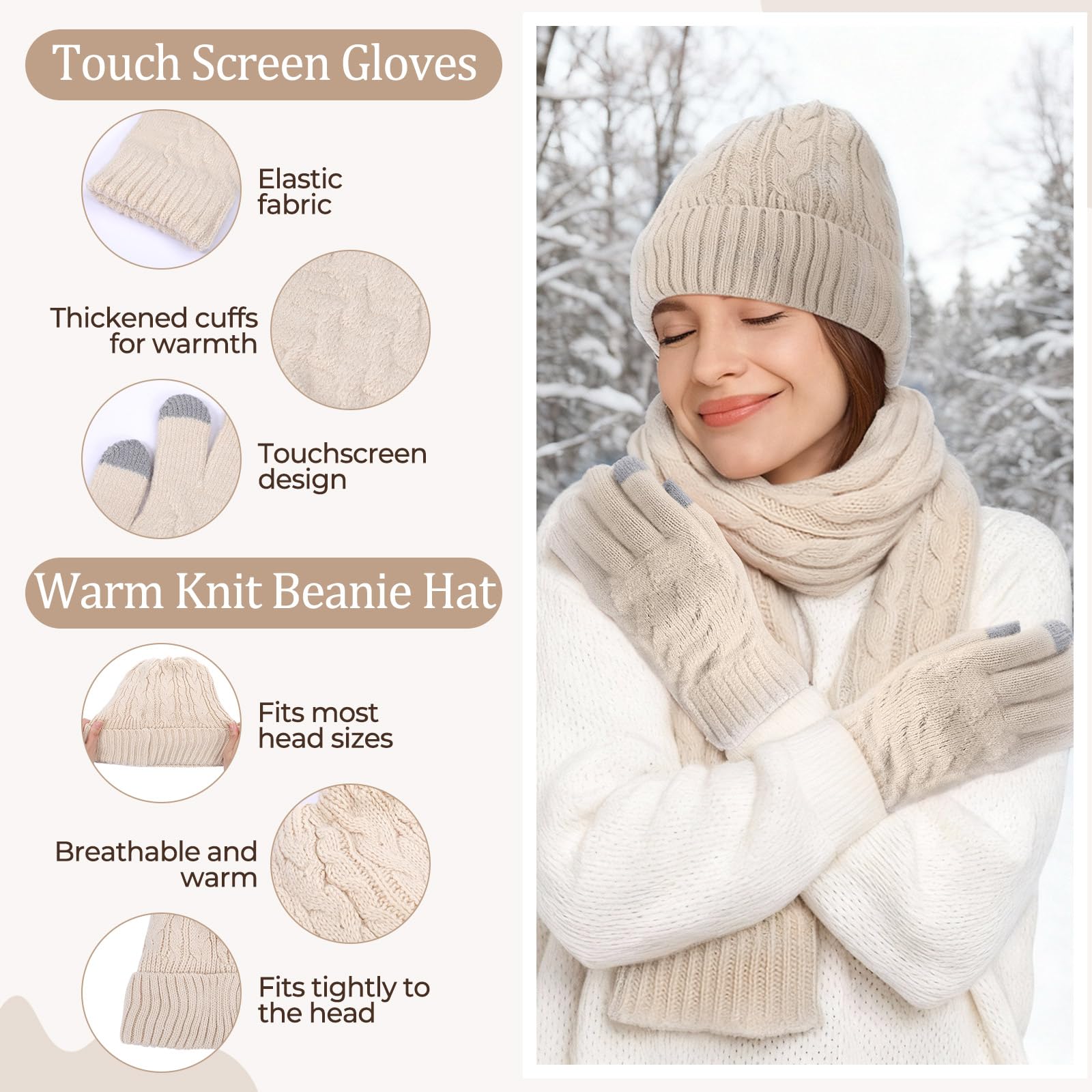 Geyoga earmuffs provide comfortable ear protection against cold winds.