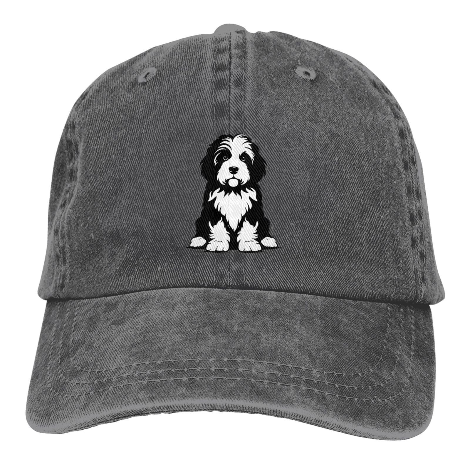GEZHONU Bernedoodle funny hat front design boosts casual style and conversation.