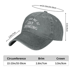 GEZHONU washed denim texture cap showing soft, breathable all-day comfort.