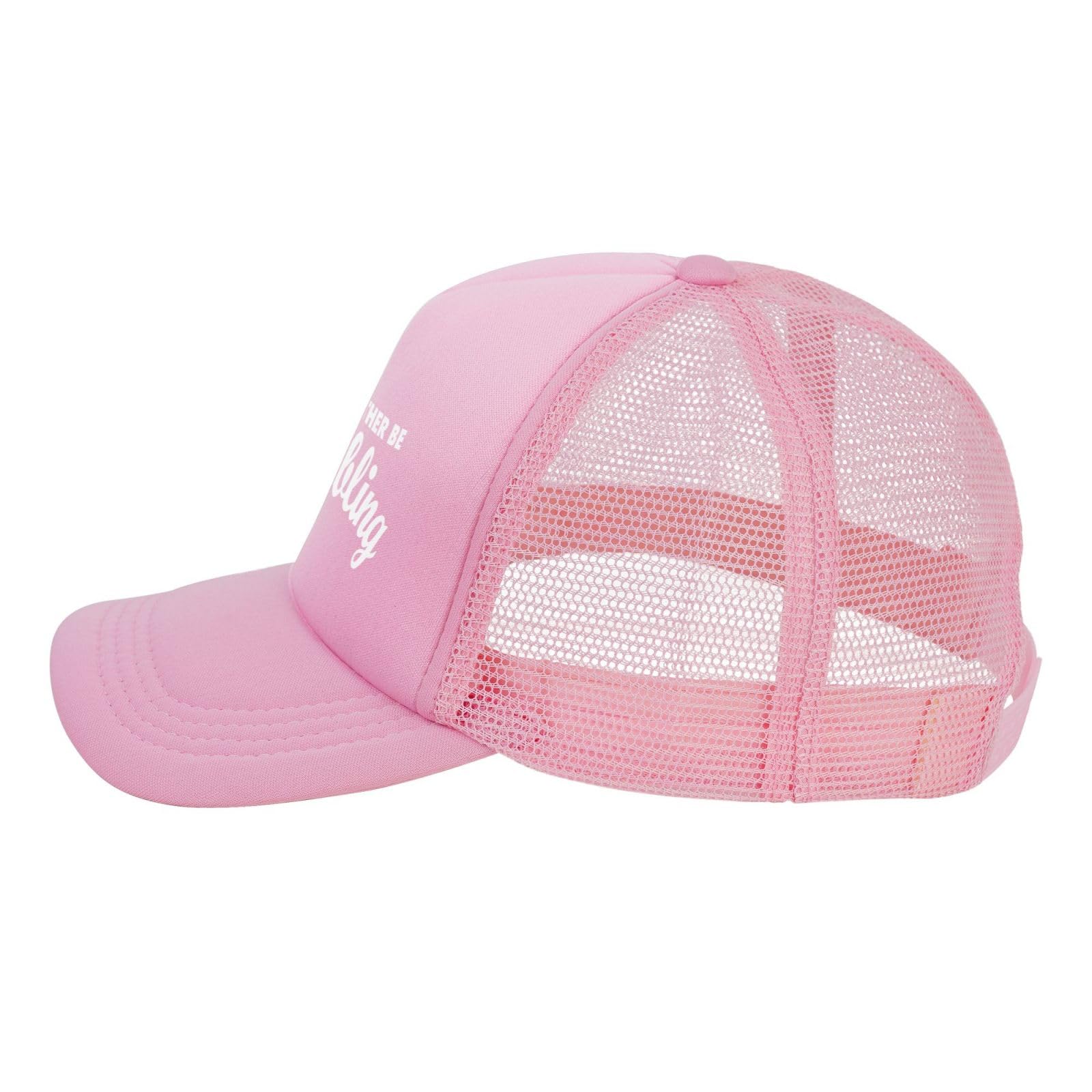 GEZHONU unisex pink cap fits both men and women comfortably