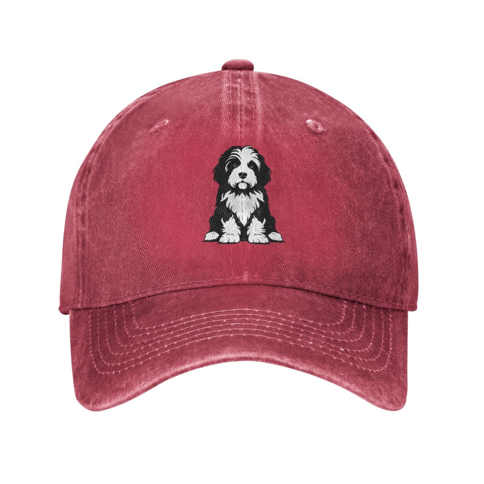 GEZHONU Bernedoodle curved brim detail provides sun protection for outdoor activities