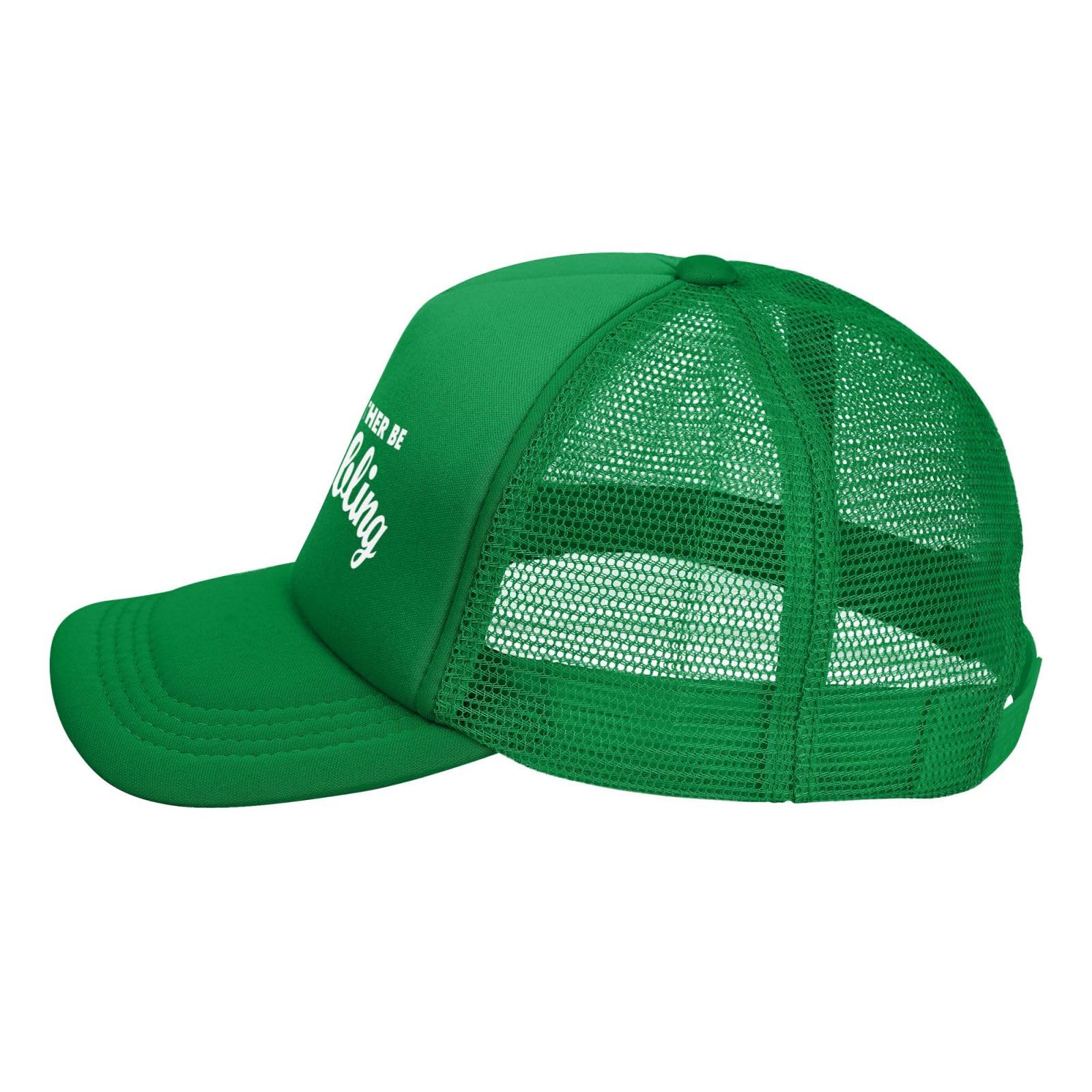 GEZHONU I Would Rather Be Gambling trucker hat sun protection for outdoor adventures.
