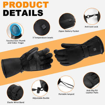 GGLTECK gloves with touchscreen-capable fingertips for phone use.