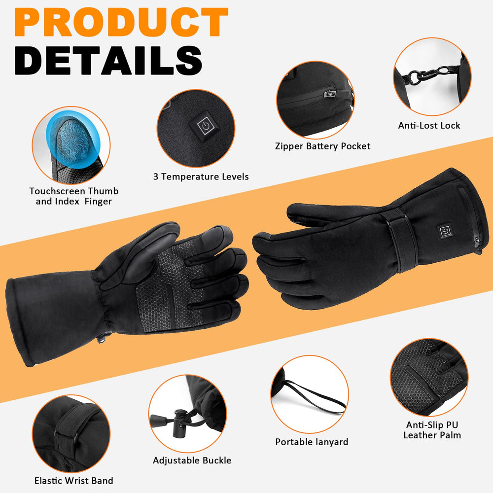 GGLTECK gloves with touchscreen-capable fingertips for phone use.