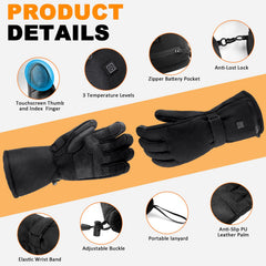 GGLTECK gloves with touchscreen-capable fingertips for phone use.