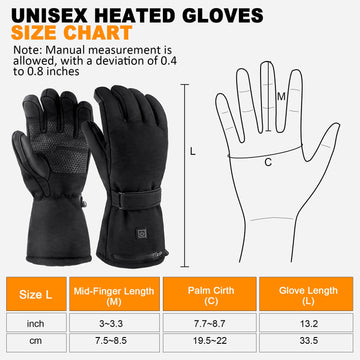 GGLTECK gloves with weather-resistant shell for windy, wet days.