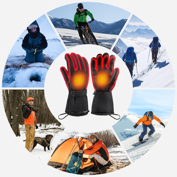 GGLTECK heated gloves versatile for hunting, cycling, and fishing in chilly environments