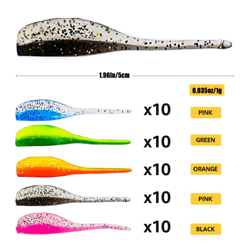 High-quality stainless steel jig heads with swivels and sequins