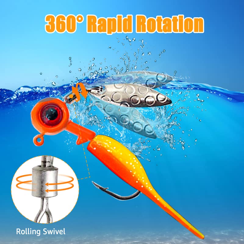 Targets bass, trout, salmon, pike, crappie and more