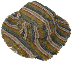 Gheri men's wide brim Panama hat provides shade and packs easily for travel.