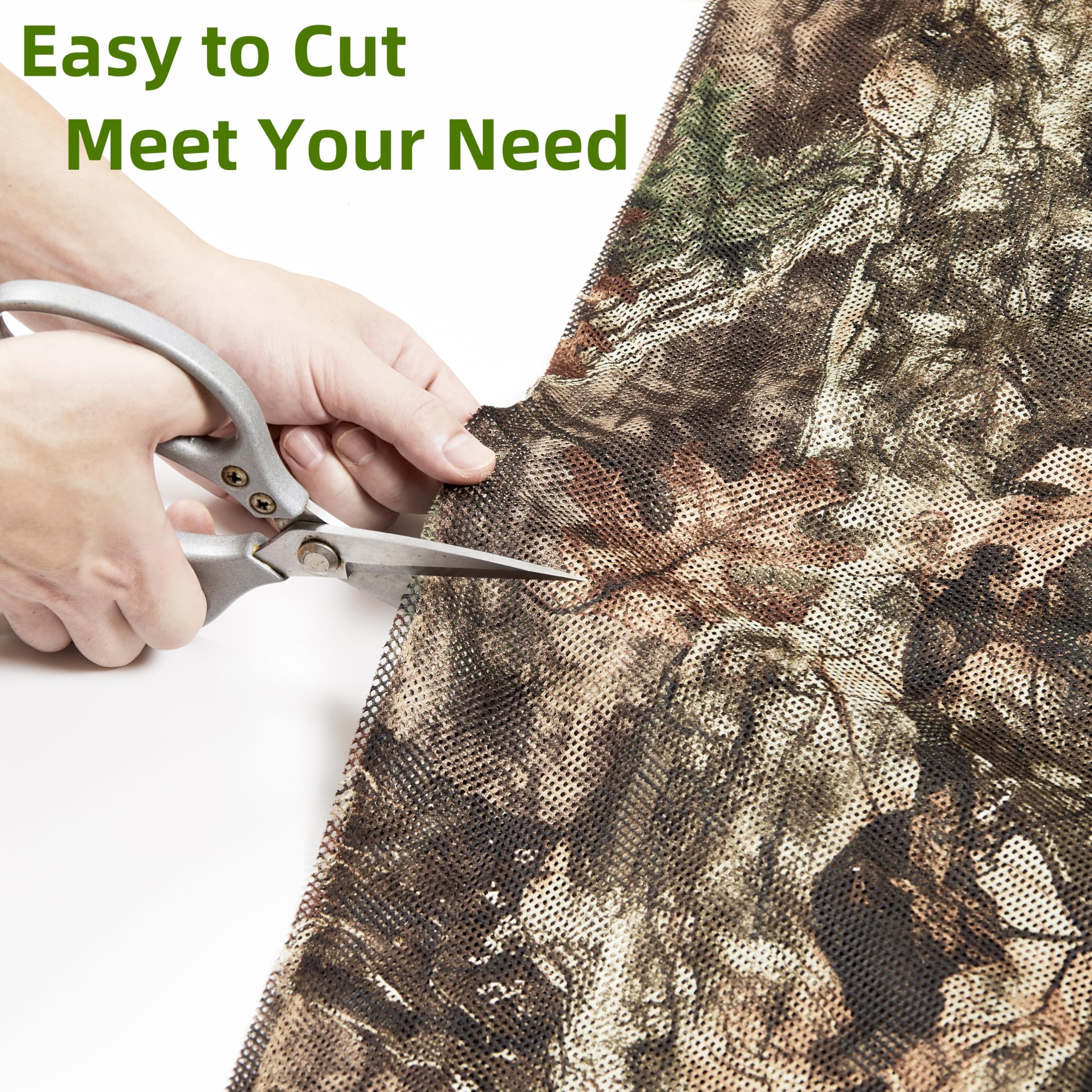 GHILEO camouflage burlap netting ground-cover setup supports versatile concealment for wildlife photography.