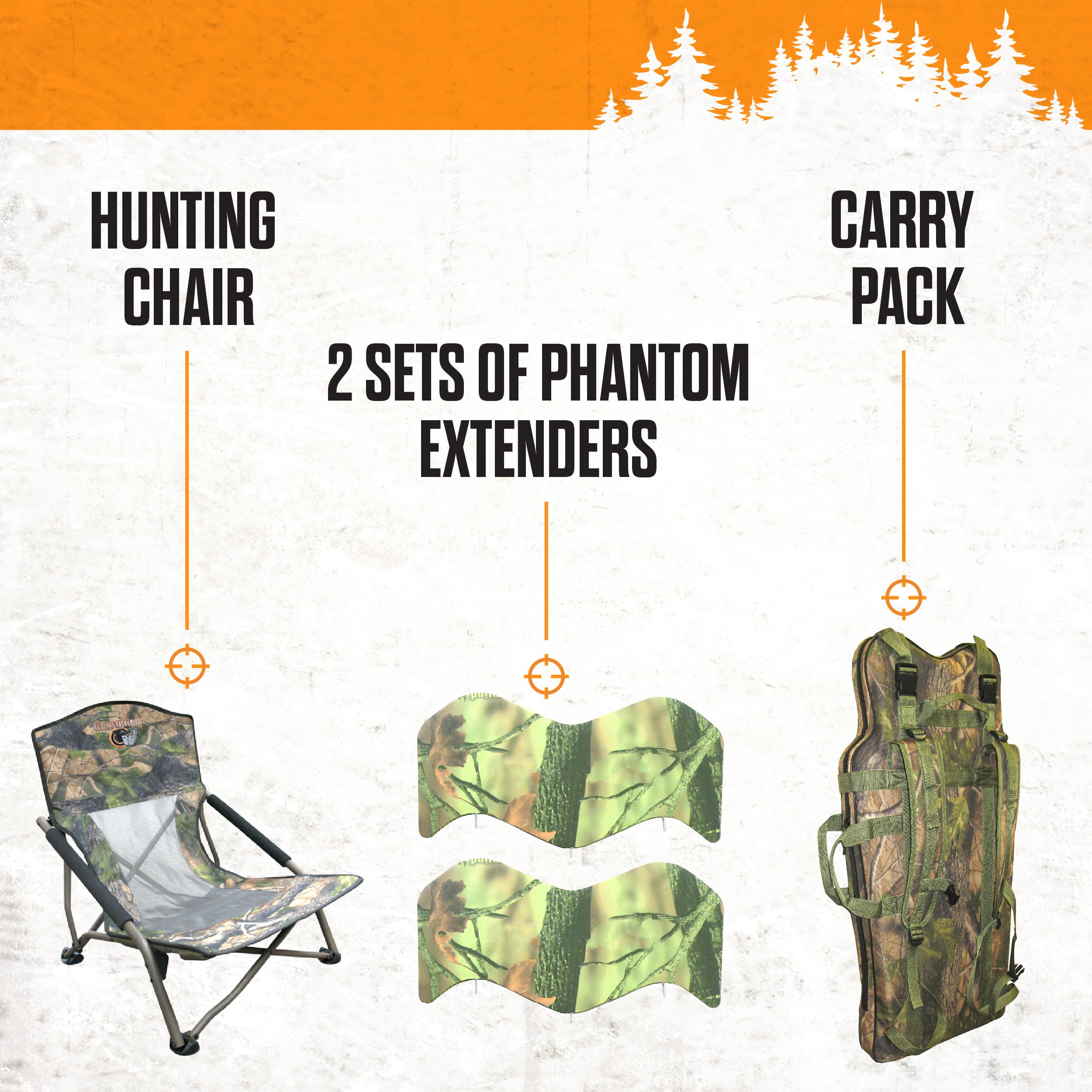GhostBlind extenders add 6 inches of height for better concealment