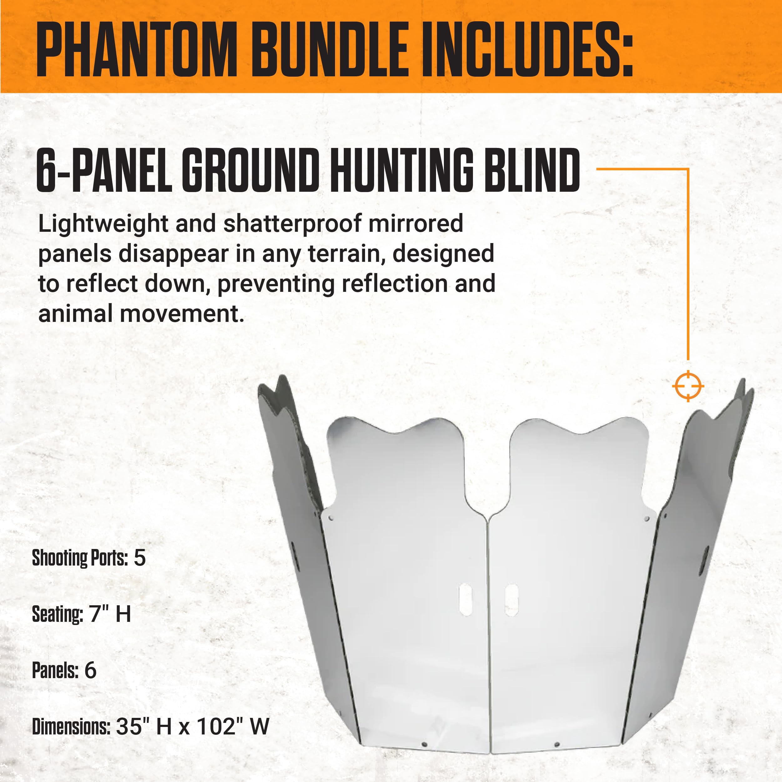 GhostBlind Phantom Extreme Bundle carry pack for portable setup