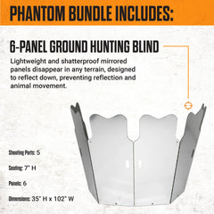 GhostBlind Phantom Extreme Bundle carry pack for portable setup