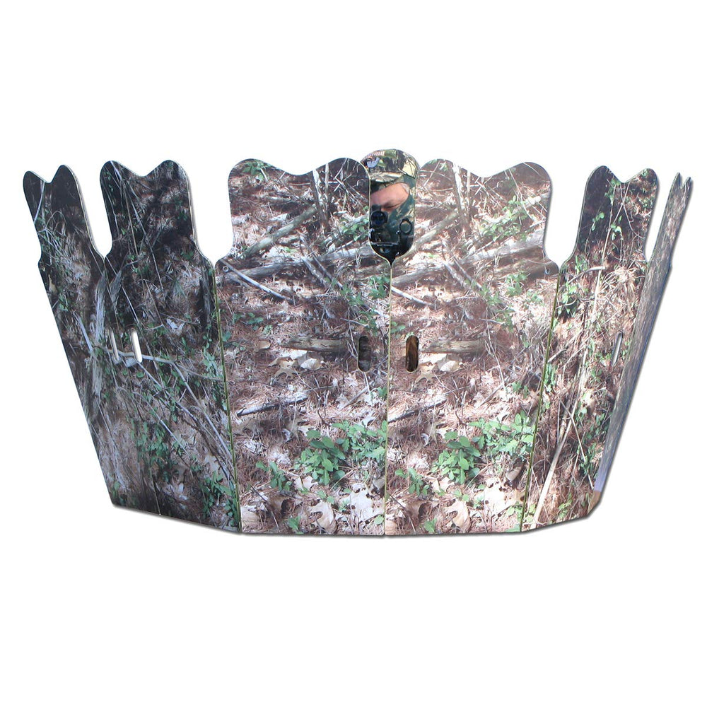 GhostBlind Phantom front view showing discreet concealment for field hunting