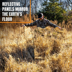 GhostBlind Summit Outdoors weatherproof plastic panels resist rain for reliable hunts.