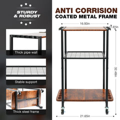 Vertical fishing rod holder showing compact design