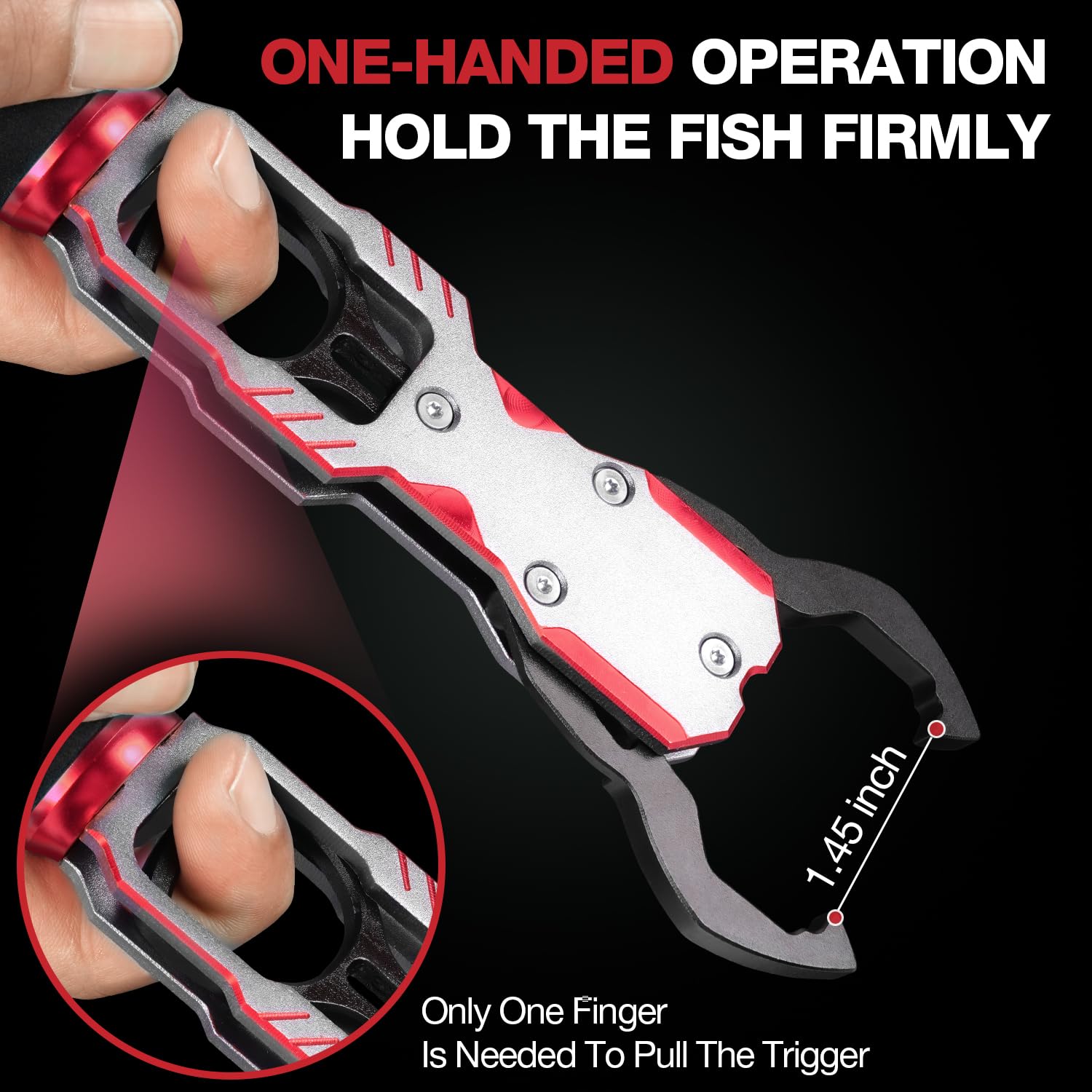 Ergonomic EVA non-slip handle on Ghosthorn gripper