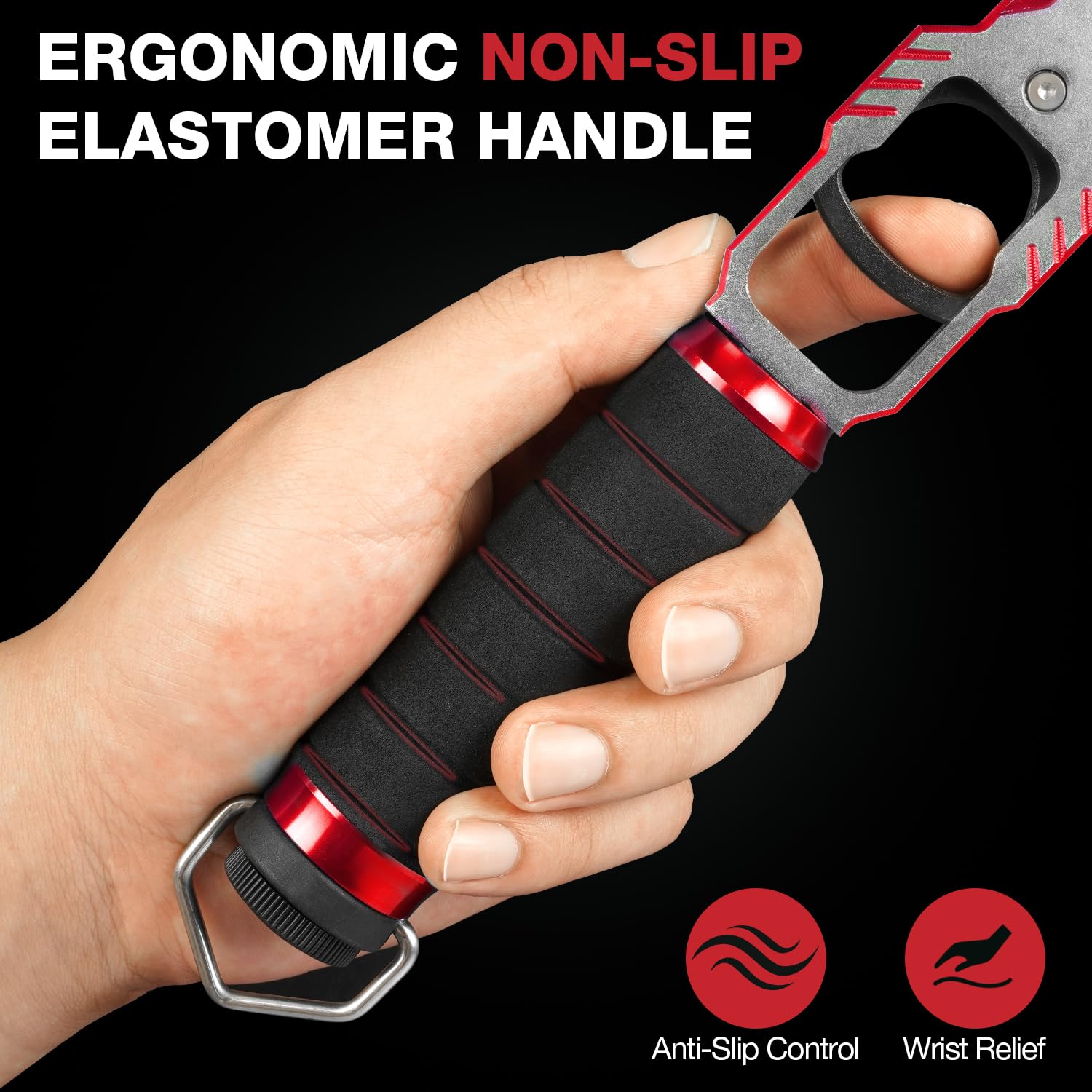 One-handed operation with spring-loaded jaws on Ghosthorn gripper