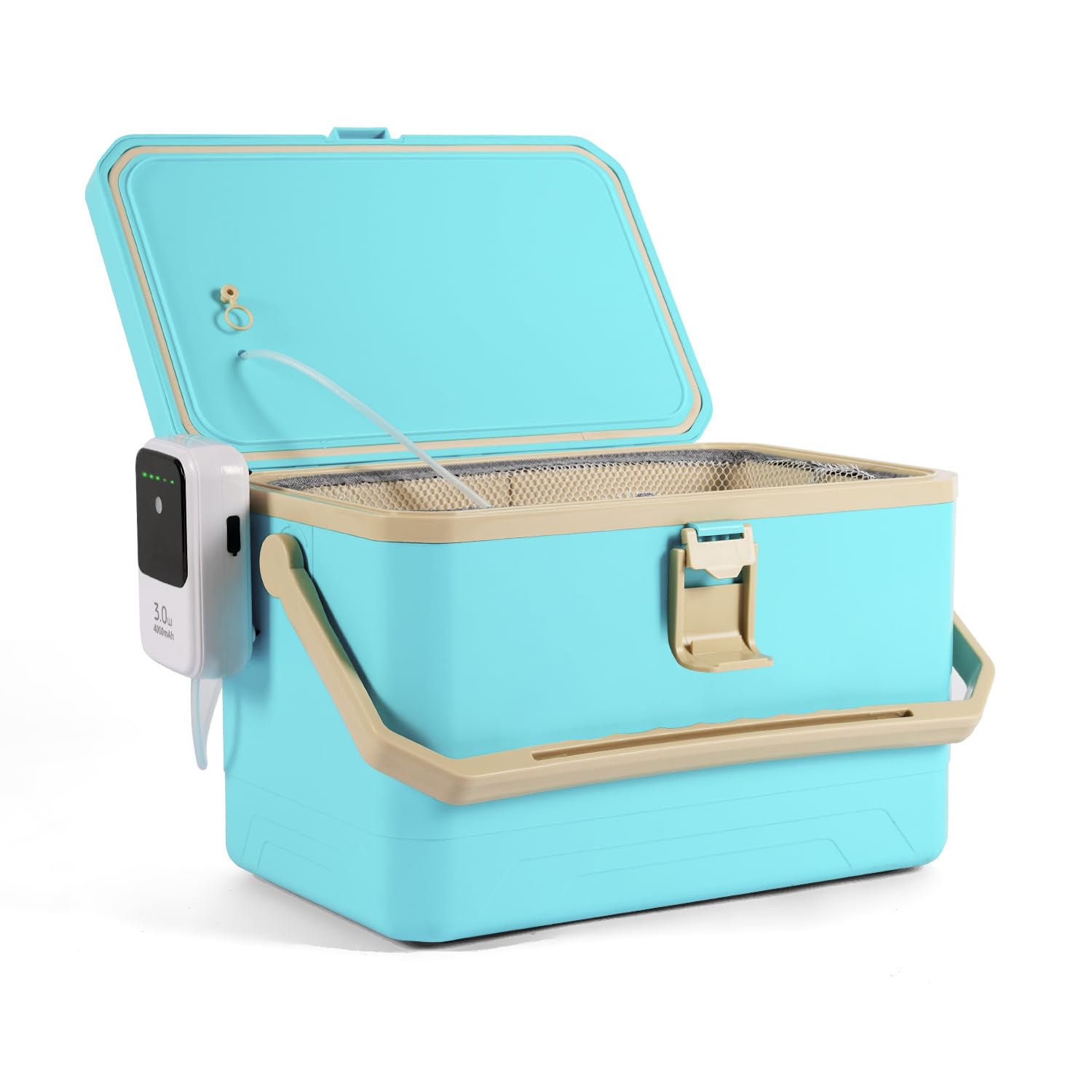 Ghosthorn 14L fishing cooler blue front view