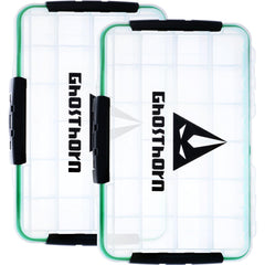 Ghosthorn 3600 tackle tray organization keeps hooks, sinks, and lures accessible.