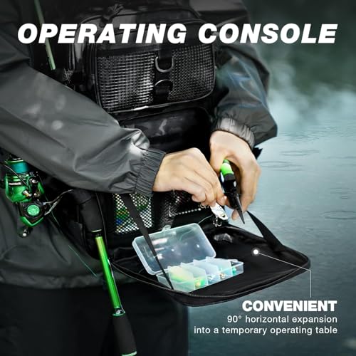 Dual external rod storage compartments
