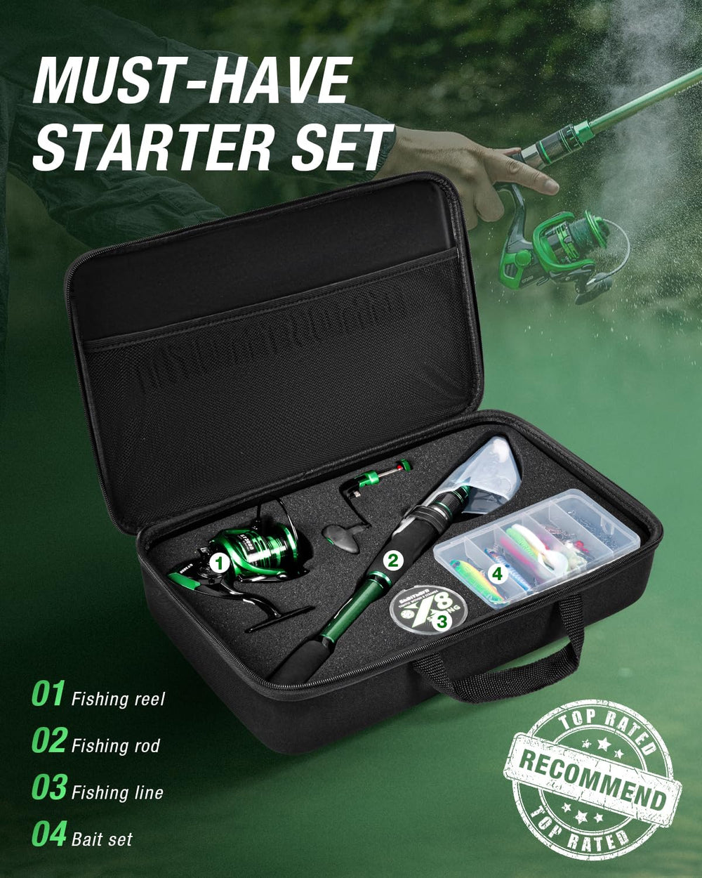 Ghosthorn carry-bag stores the full kit for easy transport.